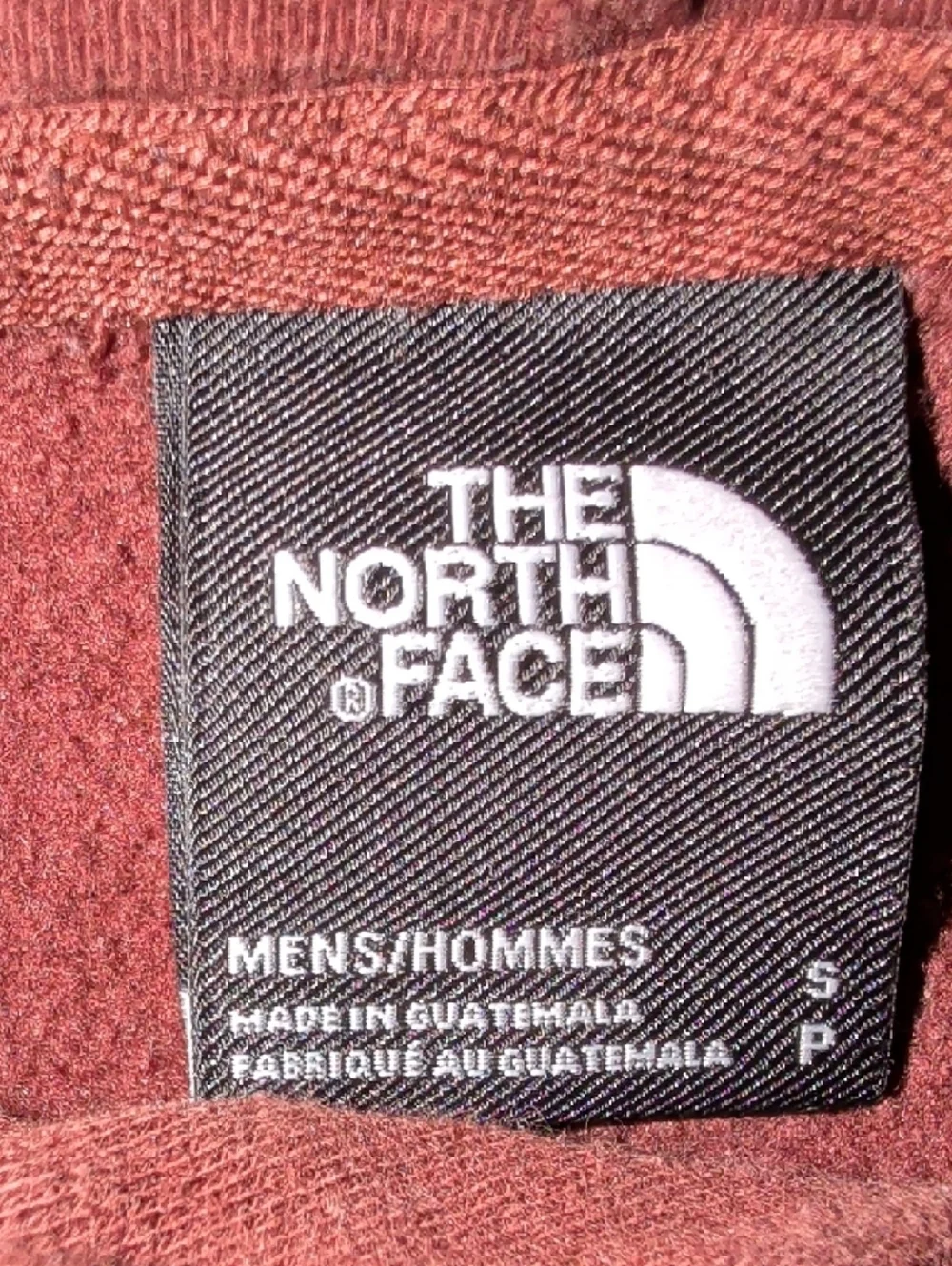 The North Face Brown Bear Graphic Hoodie Men's Size S Used Good